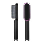 Ammuri Pro Hair Straightening Brush – in-use styling demonstration