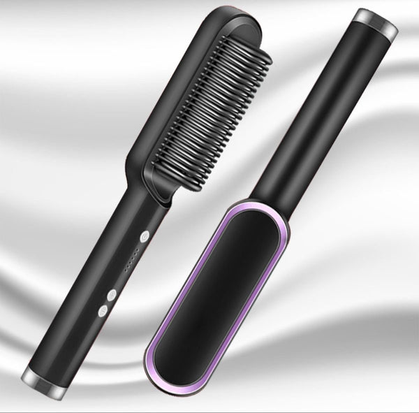 Ammuri Pro Hair Straightening Brush – close-up of anti-scald bristles